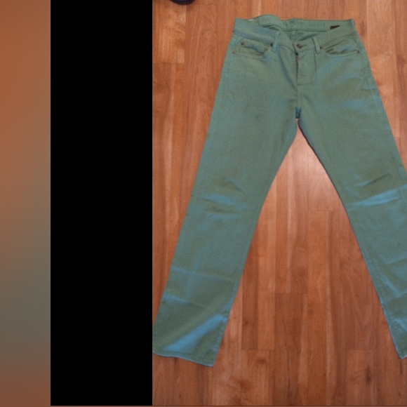 Sold 7 for all mankind light green jeans - Picture 1 of 4